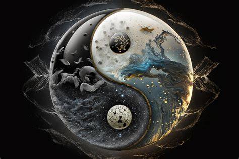 pictogramme-feuille-arbre-et-yin-yang