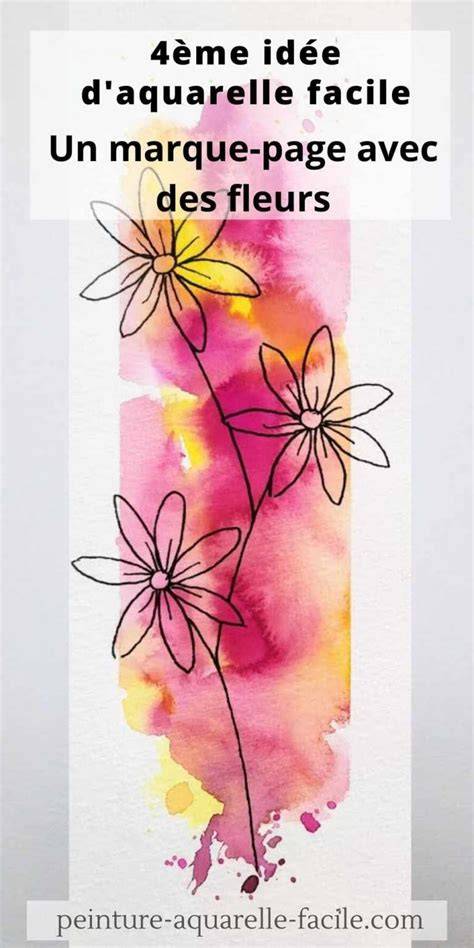 Marque-place aquarelle étape