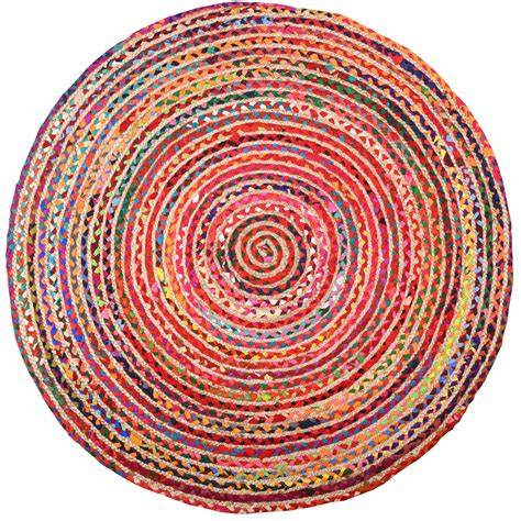 solution-typique tapis rond coton