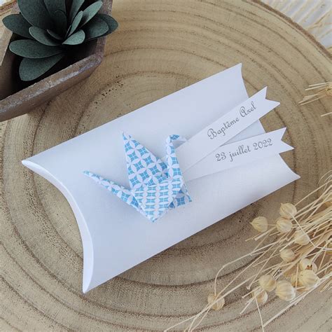 Support dragées boîte en papier décoratif