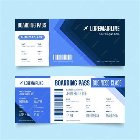 inspiration billet d’embarquement design