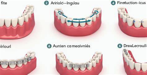 Schéma des options orthodontiques modernes