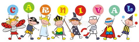 illustration farandole carnaval enfants