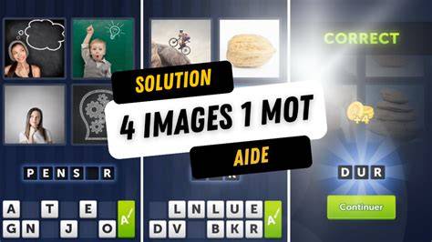 Indices visuels et schémas explicatifs (4 images 1 mot)