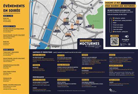 Carte des lieux et animations nocturnes à Cannes
