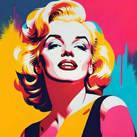 illustration scène performance Marilyn Monroe