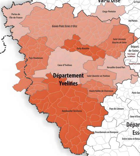 carte des fermetures et ouvertures des Yvelines le 1er mai