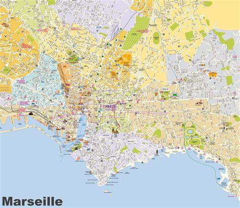 carte localisation marseille et lieux mariage