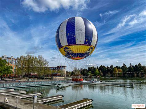 ballon montgolfiere vue patrimoine et littoral
