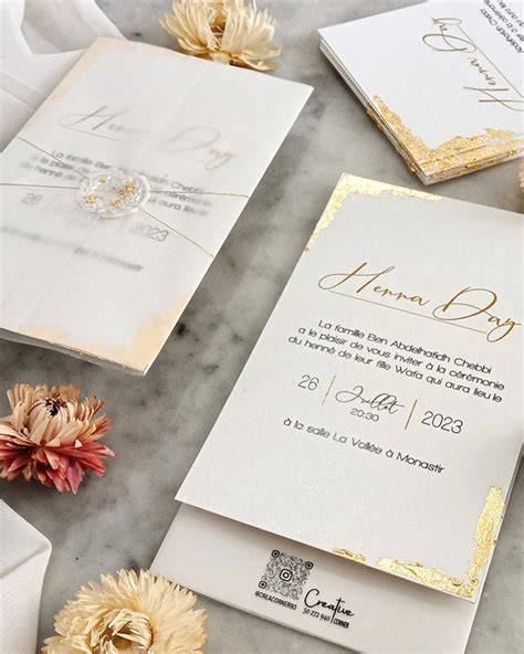 invitation mariage designs et thèmes variés