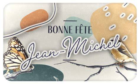 Carte de fête Jean-Michel avec bière