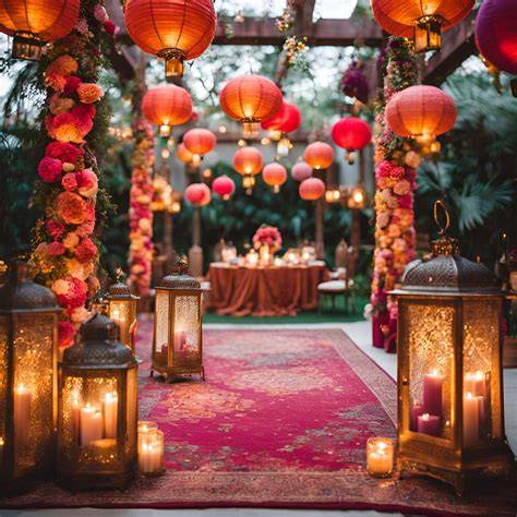 marque-places mariage oriental idées décor