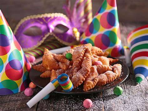 illustration du carnaval et beignets