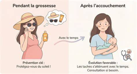 Prévention du masque de grossesse et protection solaire