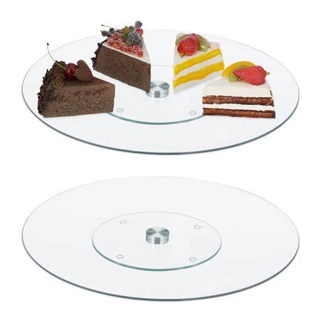 plateaux transparents pour gâteaux