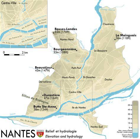 Carte des bars EVJF à Nantes et environs