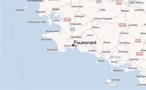 carte localisation boulangerie Fouesnant