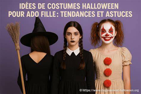 costumes Halloween infographie tendances