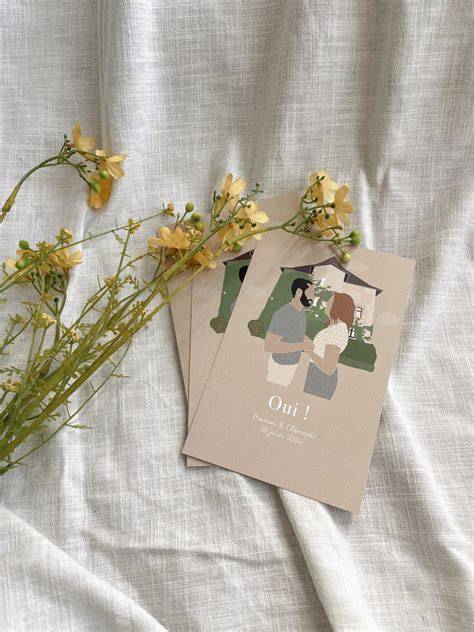 illustration faire-part personnalisable