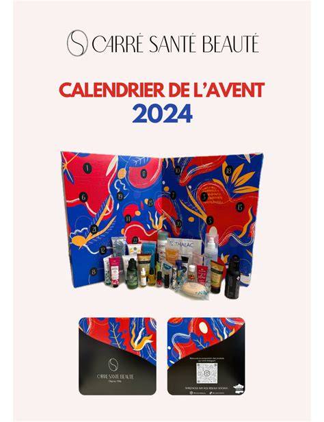 Calendrier Carré Santé Beauté 2024