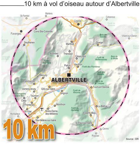 Carte des restaurants à Albertville et alentours