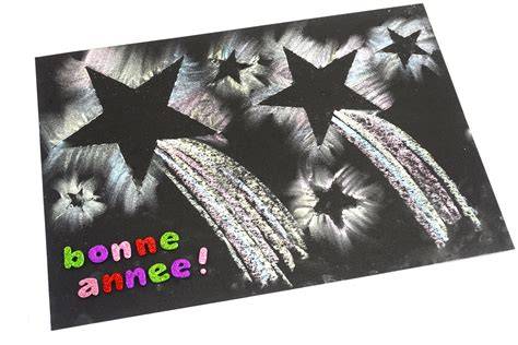 tableau bonne annee craie enfants