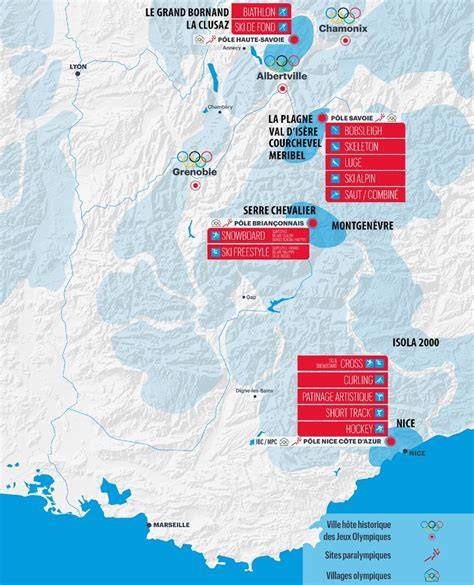 carte des sites de plongée sous glace en Alpes