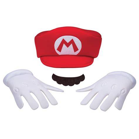 image de déguisement Mario complet avec accessoires