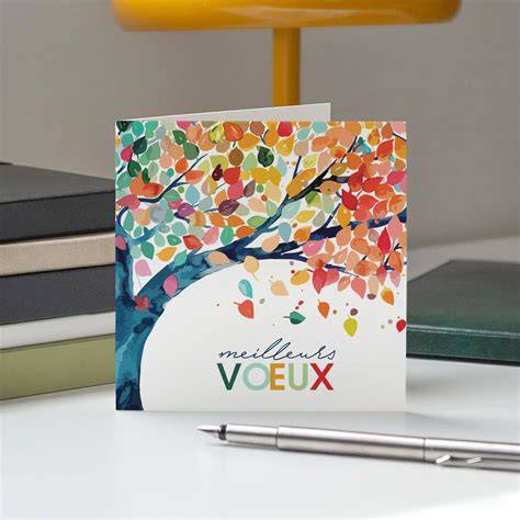 Cartes de vœux illustratives pour Caroline