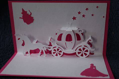 carrosse doré invitation princesse en forme