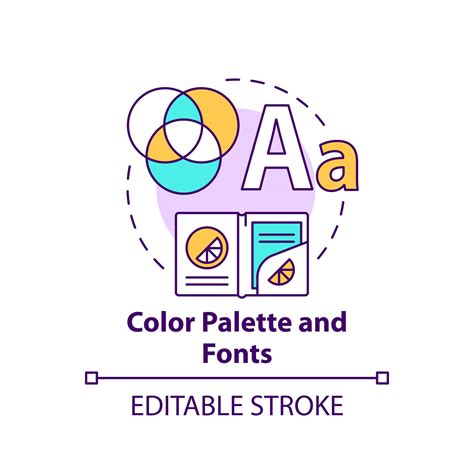 marque-places personnalisables palette couleurs et polices