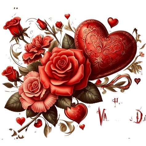 GIF coeurs battants et roses (illustration romantique)