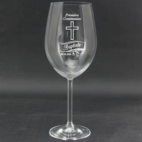 Verre de communion gravé