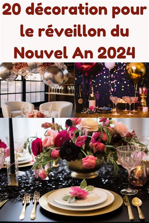 idées de décoration pour réveillon (guide visuel)