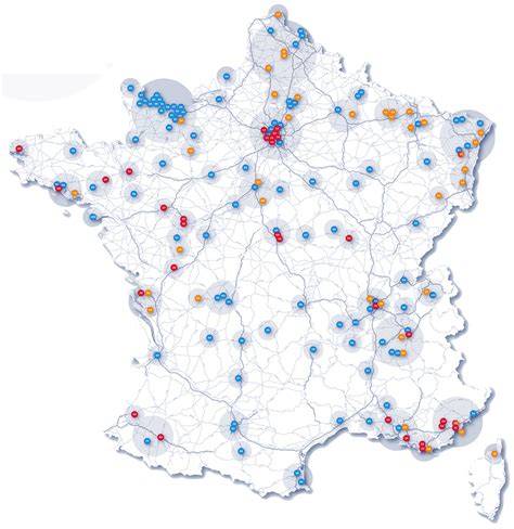 image carte des establishments et lieux festifs