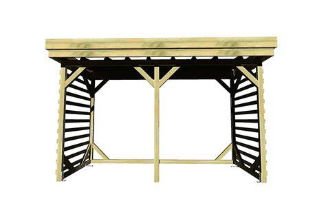 gabarit abri bois plancher traité 3 stères