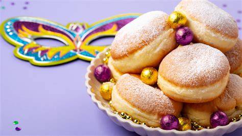 Gourmandises et décor festif mardi gras