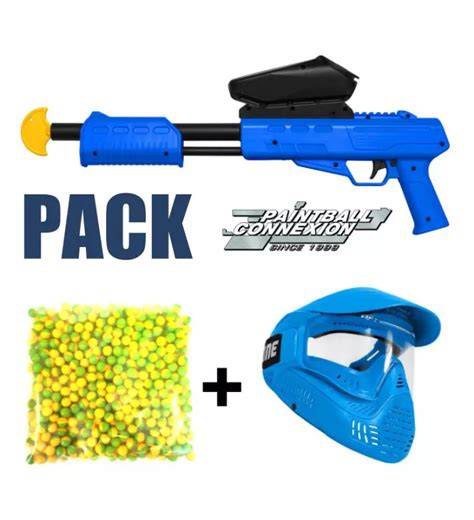 Comparaison calibres billes paintball enfant