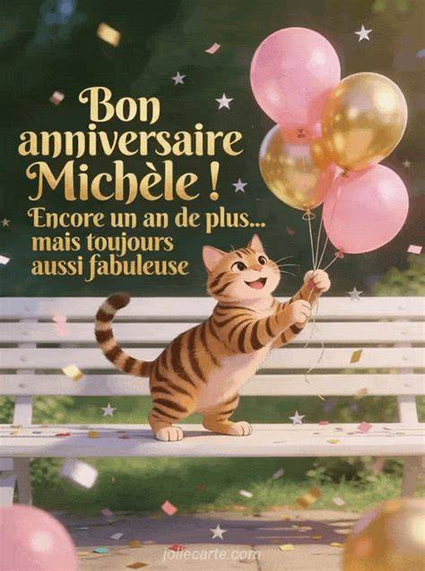 Image joyeux anniversaire Michèle
