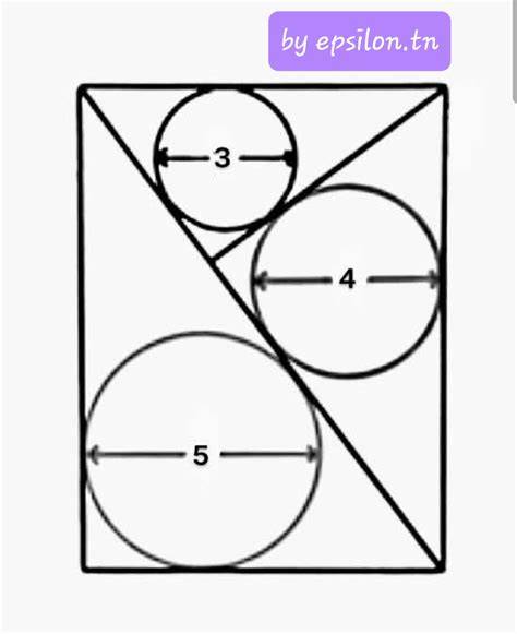 Trois cercles papier pliés en triangles