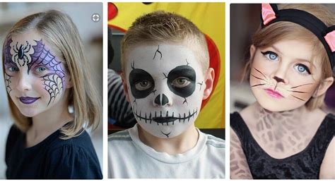 Maquillage pompier Halloween enfant