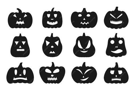 Visage crochet noir Jack-o’-lantern
