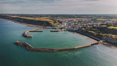 Port-en-Bessin vue depuis les hauteurs