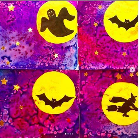 nuit d’Halloween pailletée lune étoiles