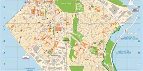 Plan des espaces culturels du Cube Garges