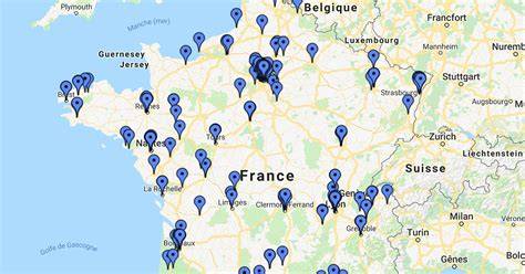 carte des agences Porsche mariage France