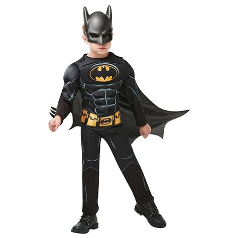 Enfant portant un déguisement Batman luxe