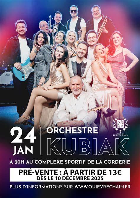 Orchestre Kubiak spectacle réveillon Arras