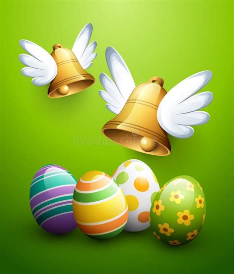 Cloche de Pâques avec ailes