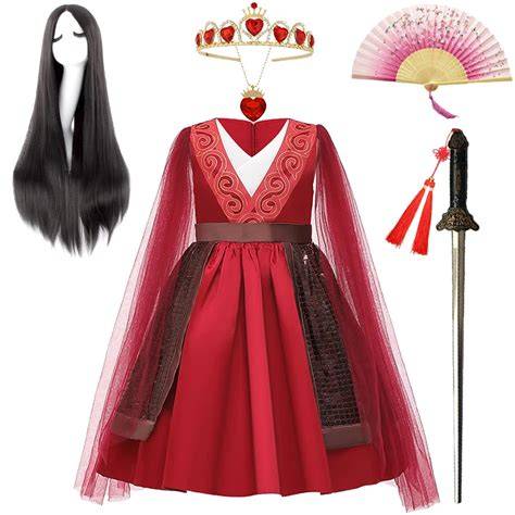 Comparaison robe princesse et guerrière Mulan